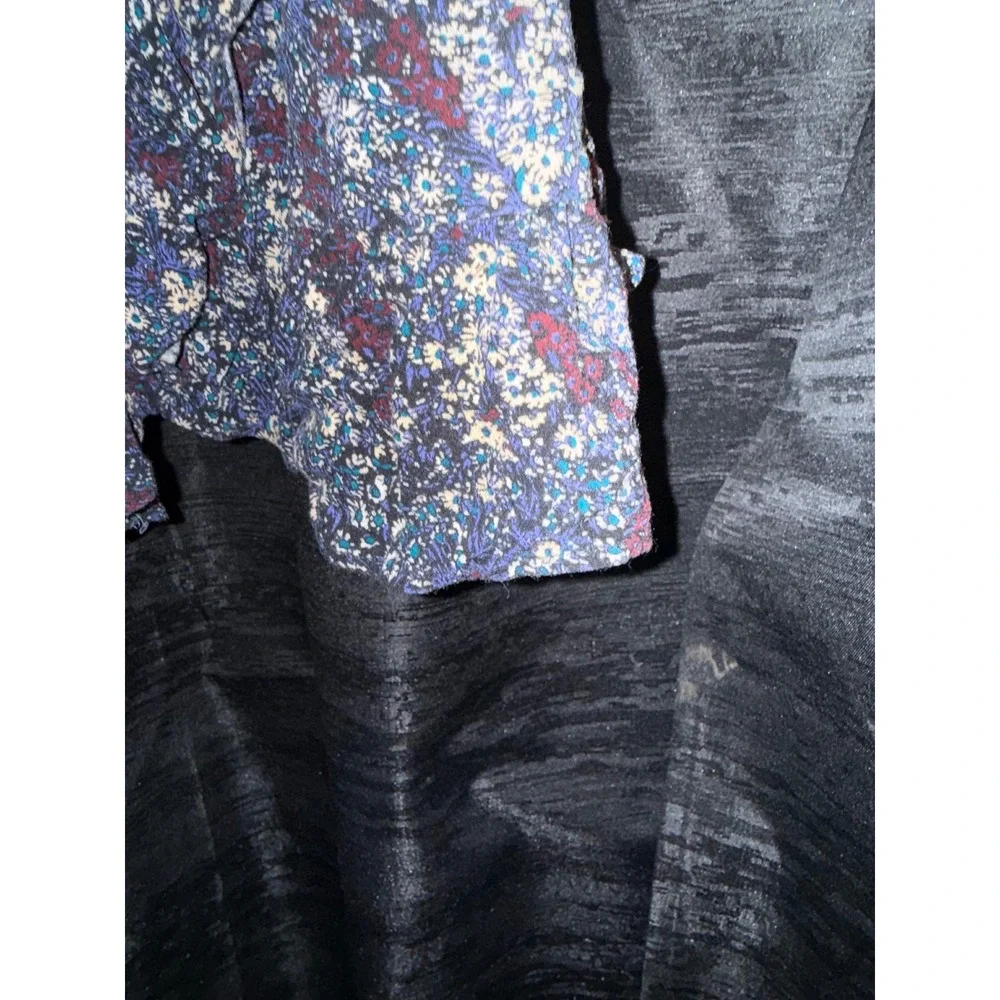 Free People Women's 2 Piece Bundle Long Sleeve Knit Top + Floral tank top small